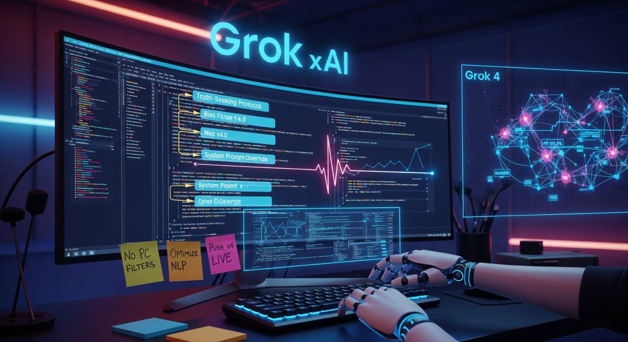 Grok 4 coding