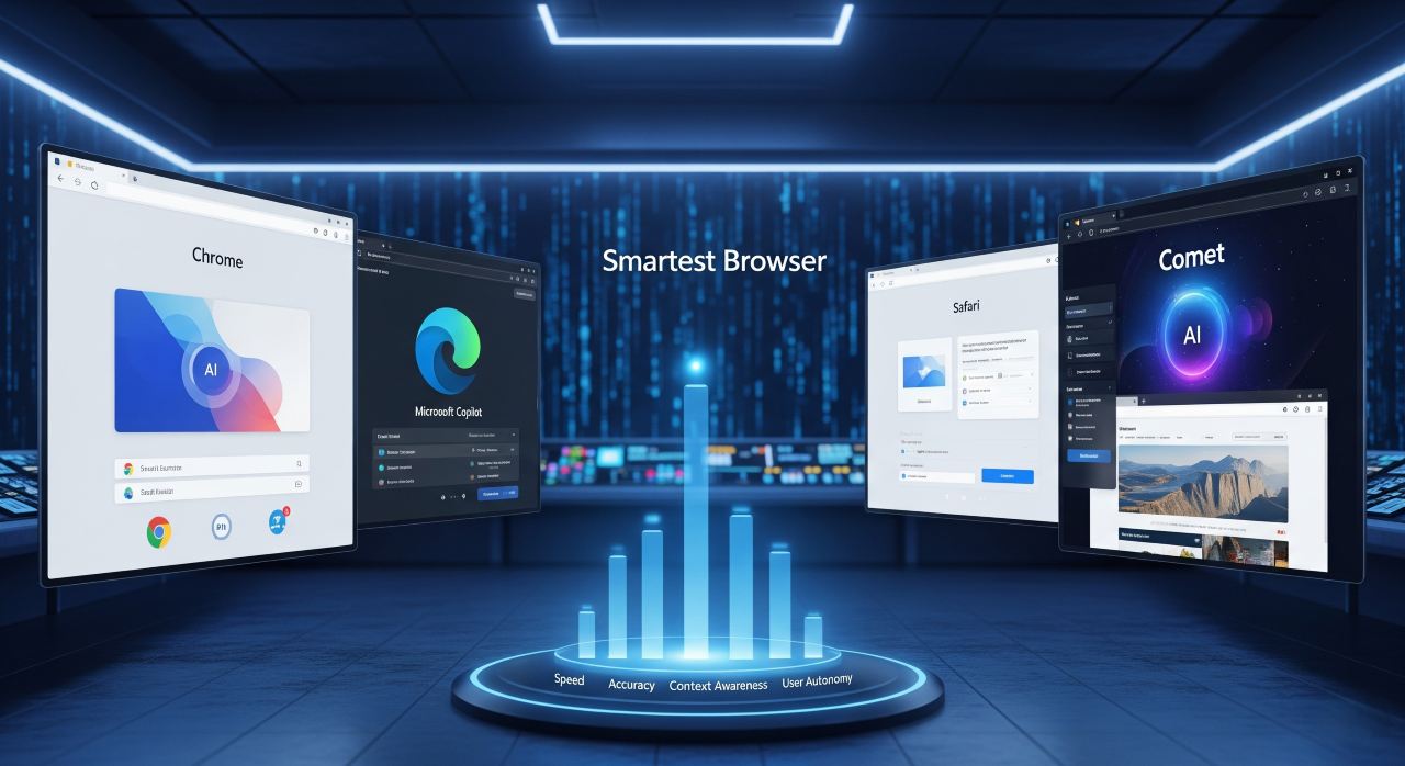 Which web browser has the best AI