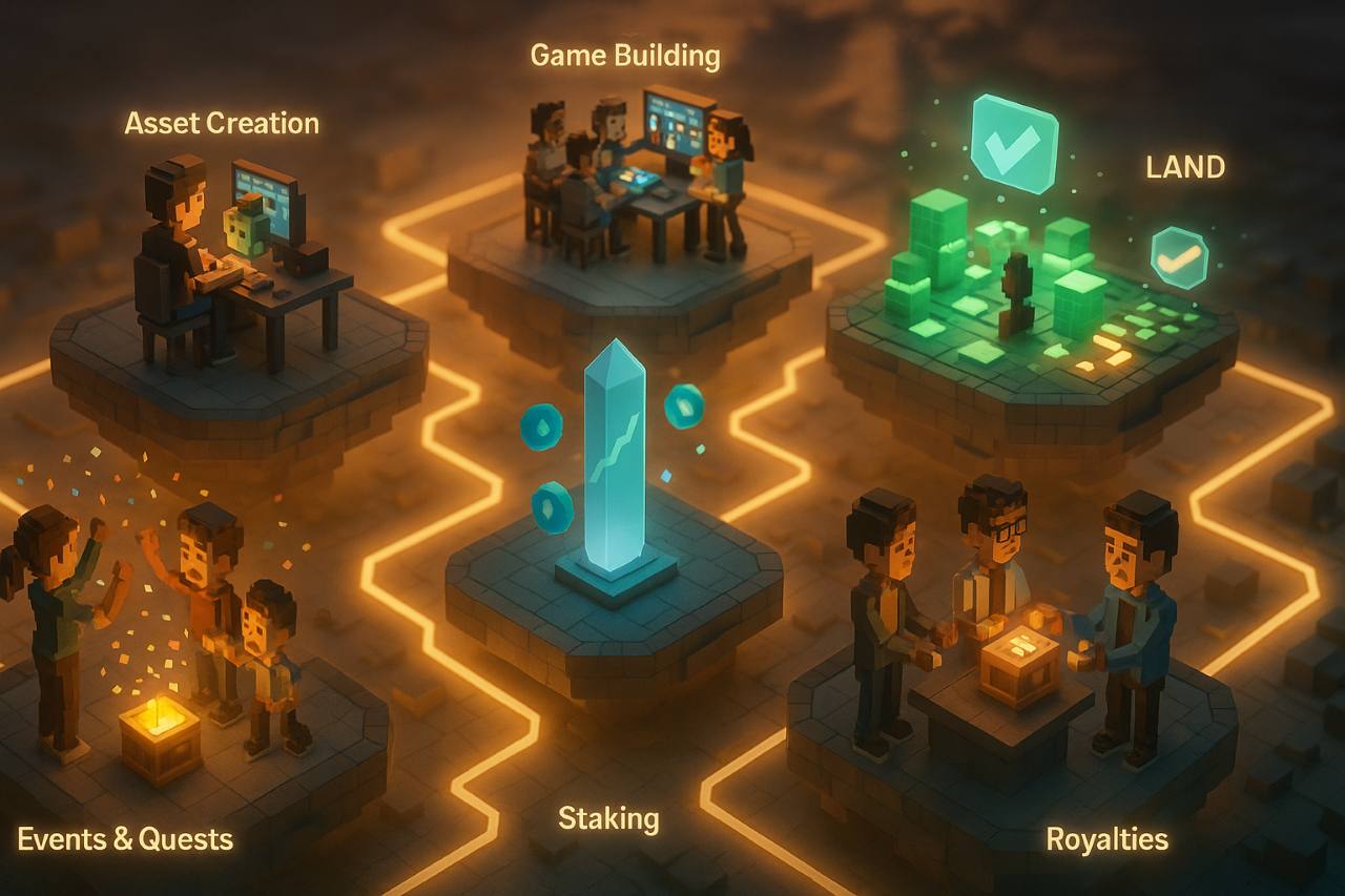 How do you earn money in sandbox