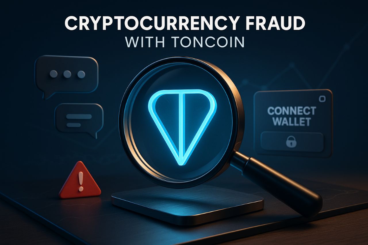 Cryptocurrency fraud with toncoin