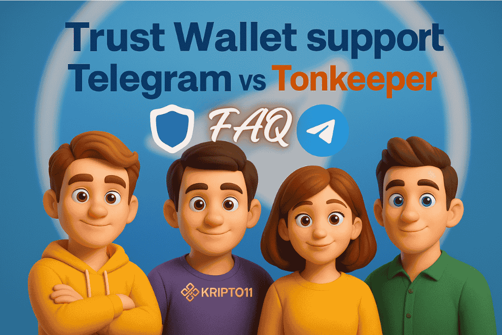 Trust Wallet vs tonkeeper on Telegram