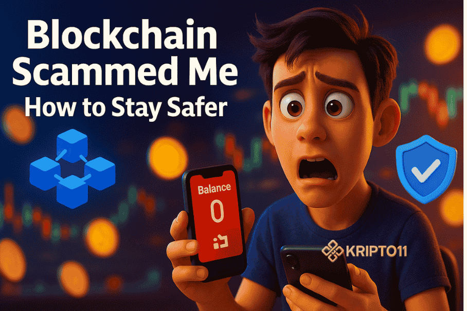 Blockchain scammed me email