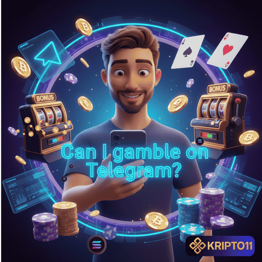 can I gamble aon telegram