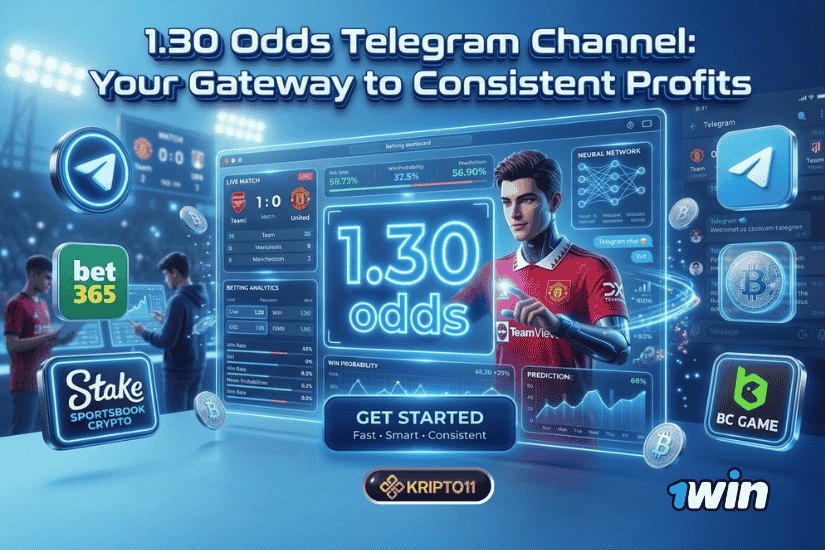 1.30 odds Telegram channel
