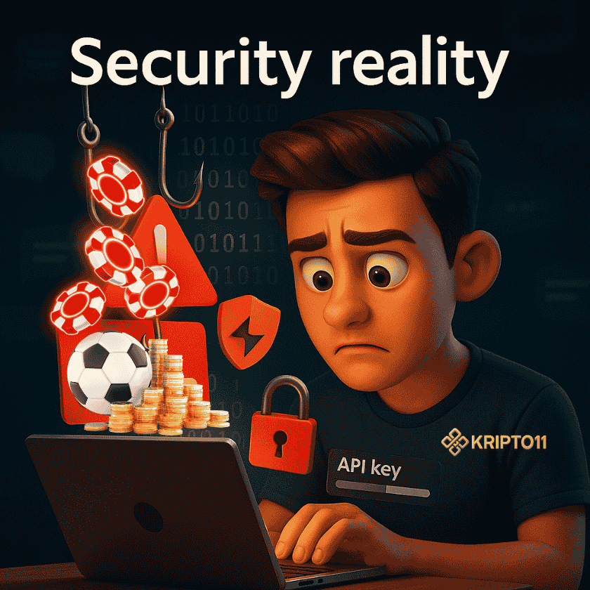 Crypto sports betting - Security reality