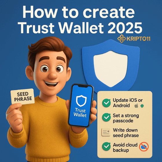 How to create Trust Wallet 2025