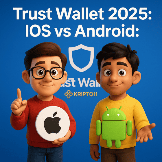 Trust Wallet app ios vs android