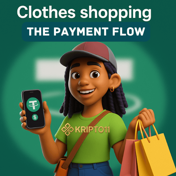 USDT Shopping The payment flow