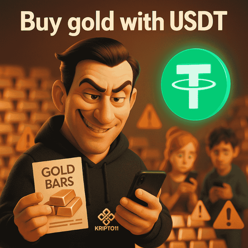 Buy gold with USDT Tether