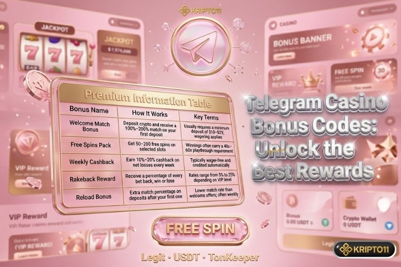 Telegram Casino Bonus Codes